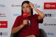 Raducanu at the HSBC Championships (Image Source: Getty)